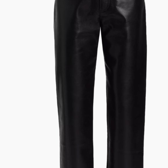 Agolde Recycled Leather Pants Size 30 - Picture 2 of 8